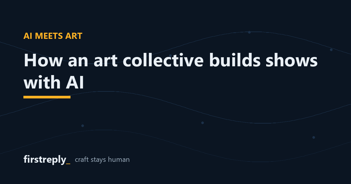AI in creative work: how an art collective builds shows with Claude